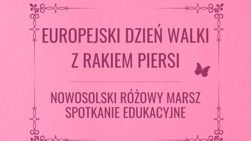 napis informujący o marszu